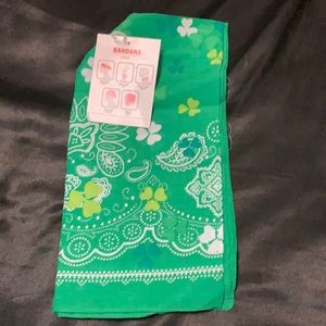 Green Shamrock Bandana